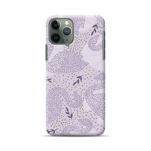 Lavender Swan Pattern iPhone 11 Pro Max Hard Case