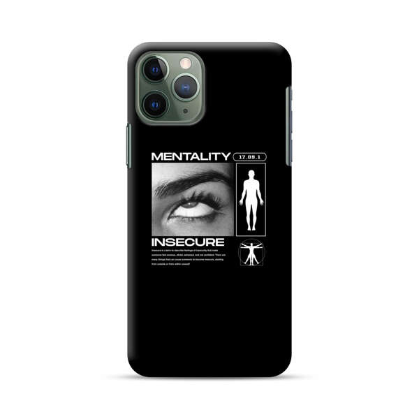 Mentality Insecure Eye Art iPhone 11 Pro Max Hard Case