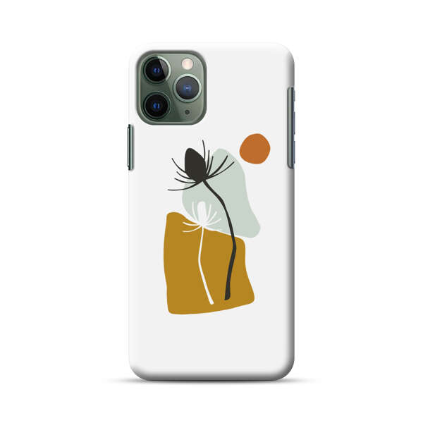 Minimalist Abstract Nature Design iPhone 11 Pro Max Hard Case