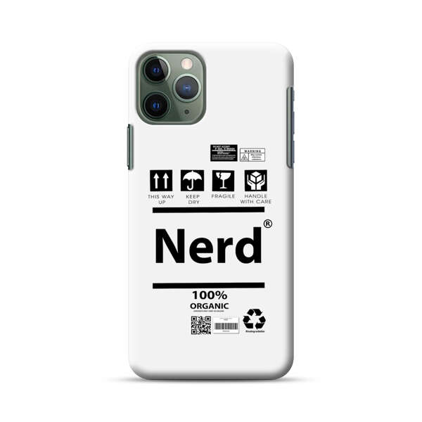 Minimalist Nerd Shipping Icons Design iPhone 11 Pro Max Hard Case