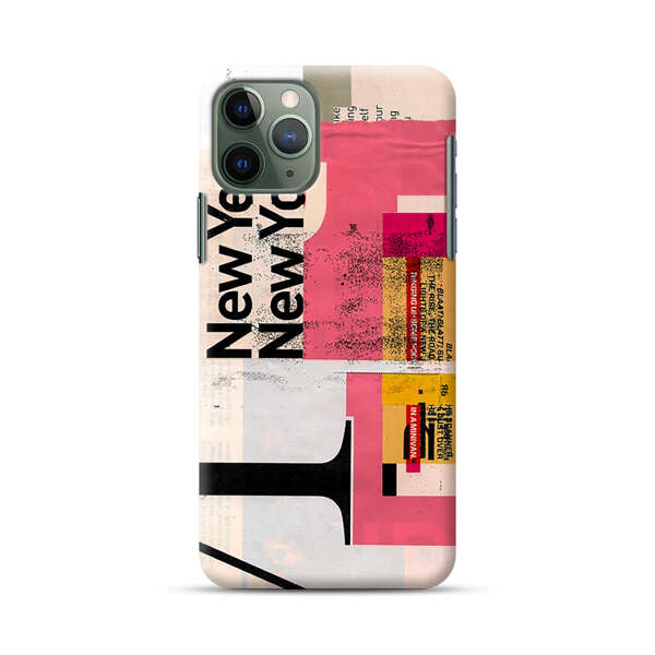 Modern Abstract Collage Artwork iPhone 11 Pro Max Hard Case