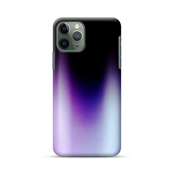 Purple Blue Gradient Flame iPhone 11 Pro Max Hard Case