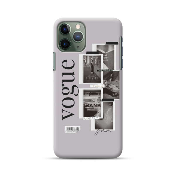 Vogue Fashion Collage Minimalist iPhone 11 Pro Max Hard Case