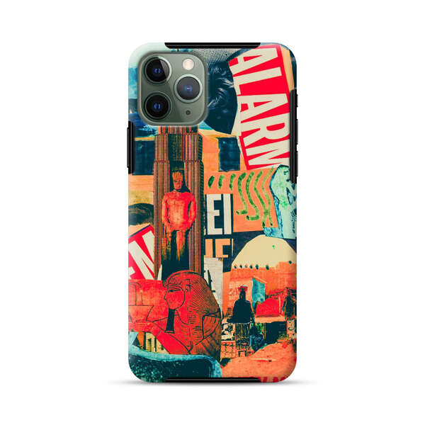 Artistic Urban Collage iPhone 11 Pro Max Impact Case