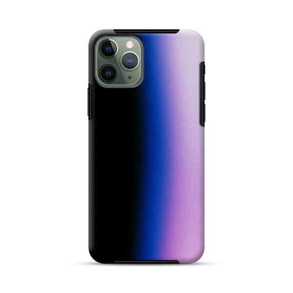 Gradient Black Blue Pink Purple iPhone 11 Pro Max Impact Case