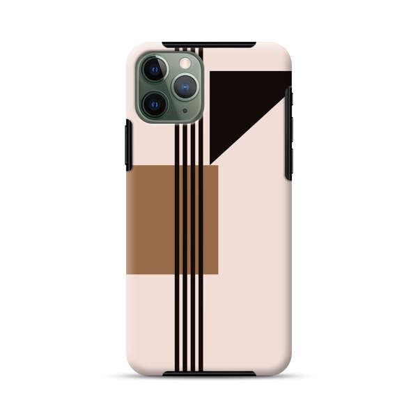Minimalist Abstract Geometric Design iPhone 11 Pro Max Impact Case