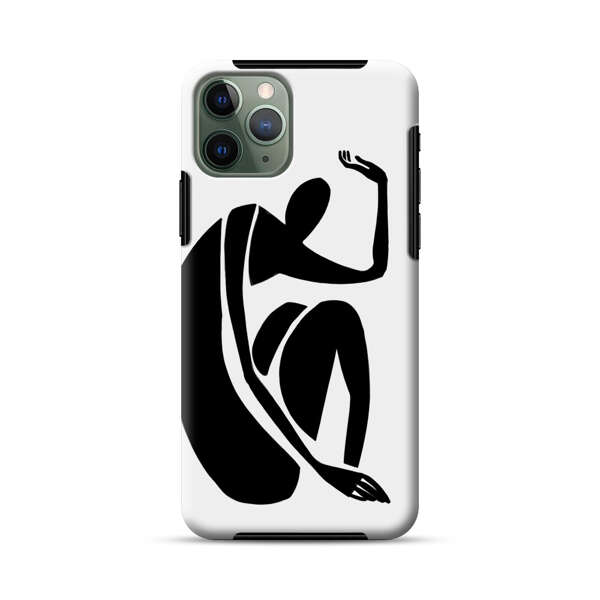 Minimalist Abstract Human Figure iPhone 11 Pro Max Impact Case