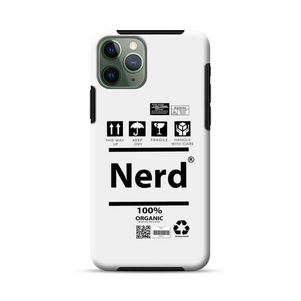 Minimalist Nerd Shipping Icons Design iPhone 11 Pro Max Impact Case