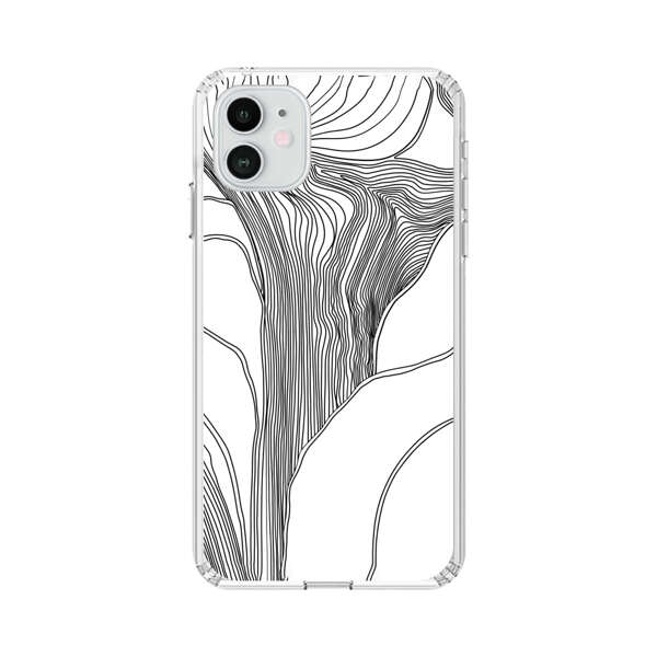 Abstract Line Art Design iPhone 12 Case