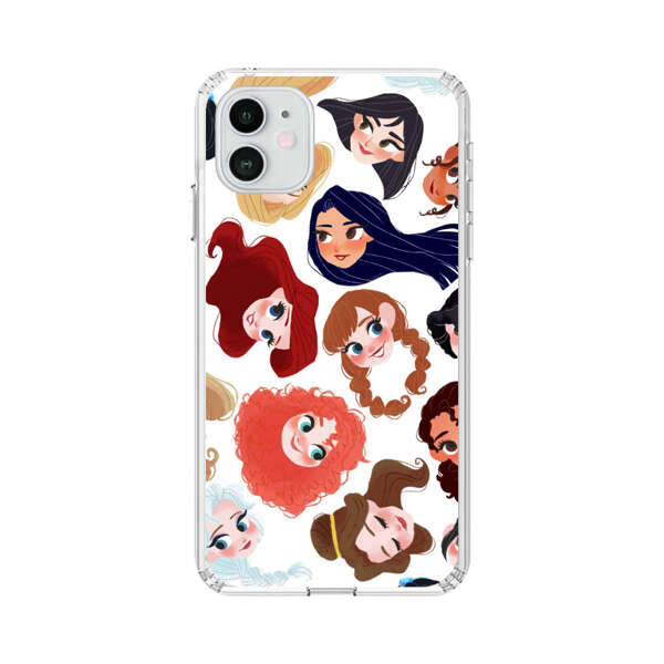 Diverse Animated Girl Faces iPhone 12 Case