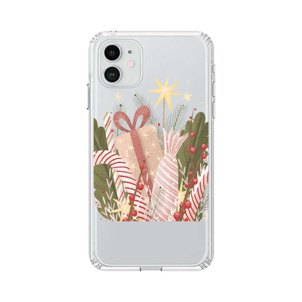 Festive Candy Canes and Holiday Gifts iPhone 12 Case