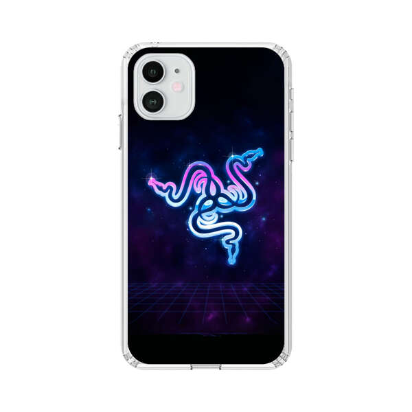 Glowing Neon Triple Snake iPhone 12 Case