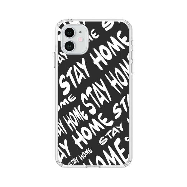 Stay Home Pattern iPhone 12 Case