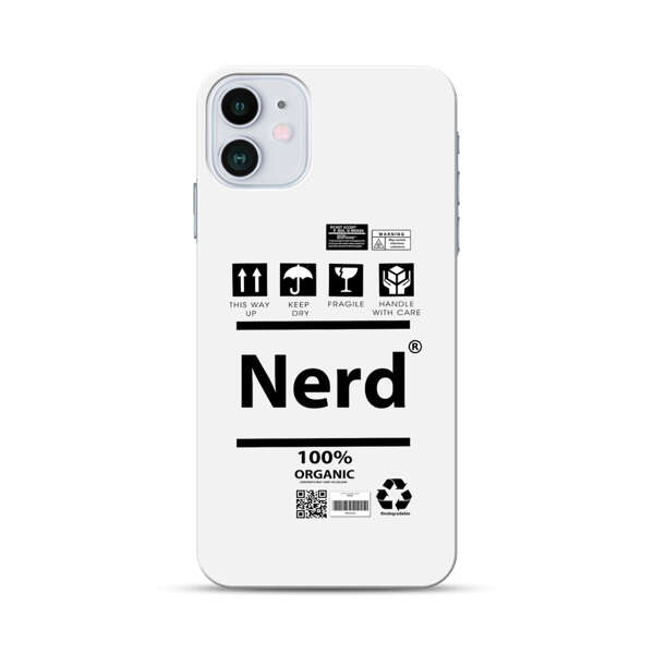 Minimalist Nerd Shipping Icons Design iPhone 12 Hard Case