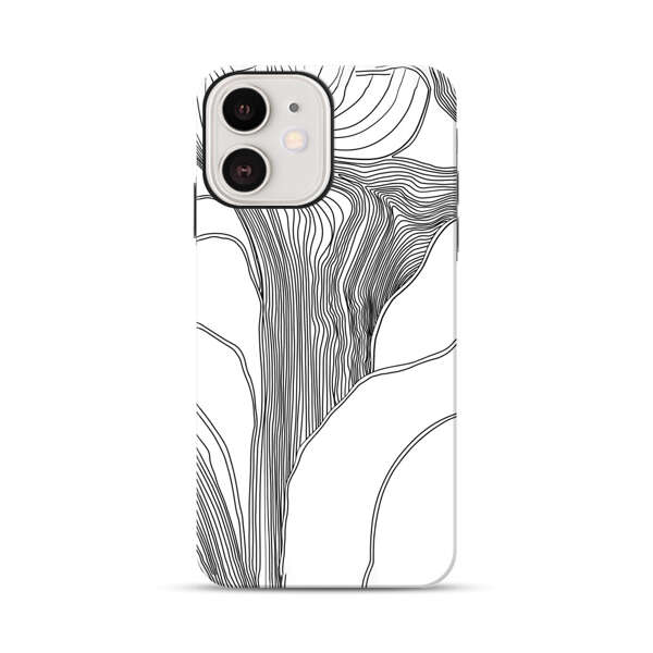 Abstract Line Art Design iPhone 12 Impact Case
