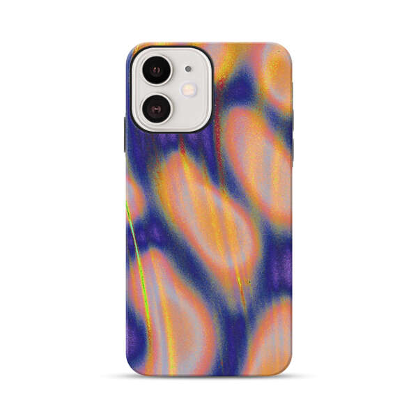 Abstract Vibrant Swirl Art iPhone 12 Impact Case