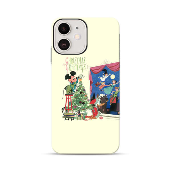 Christmas Disney Mickey Mouse and Peter Pan iPhone 12 Impact Case