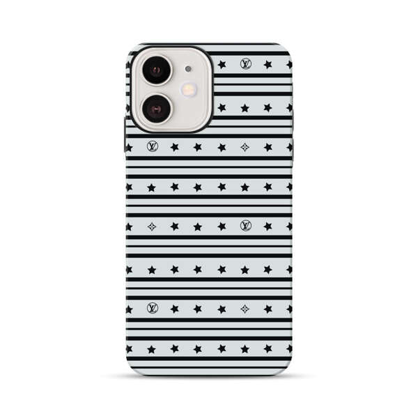 Elegant Stars Geometric Pattern iPhone 12 Impact Case