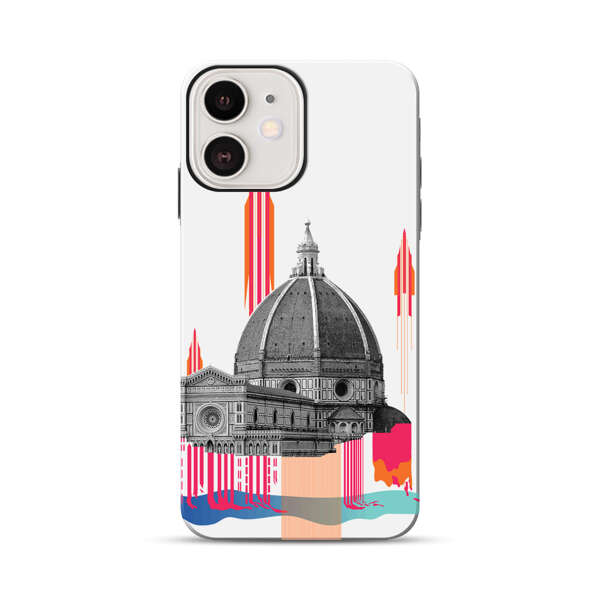 Florence Cathedral Dome Artistic Illustration iPhone 12 Impact Case