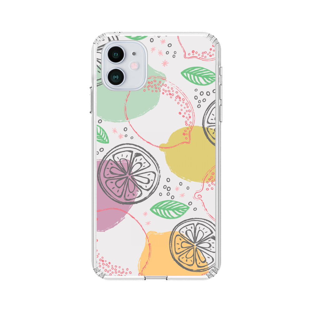 Lemon Colorful Abstract Pattern iPhone 12 Mini Case