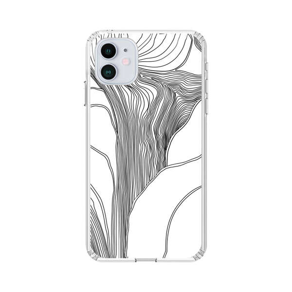 Abstract Line Art Design iPhone 12 Mini Case