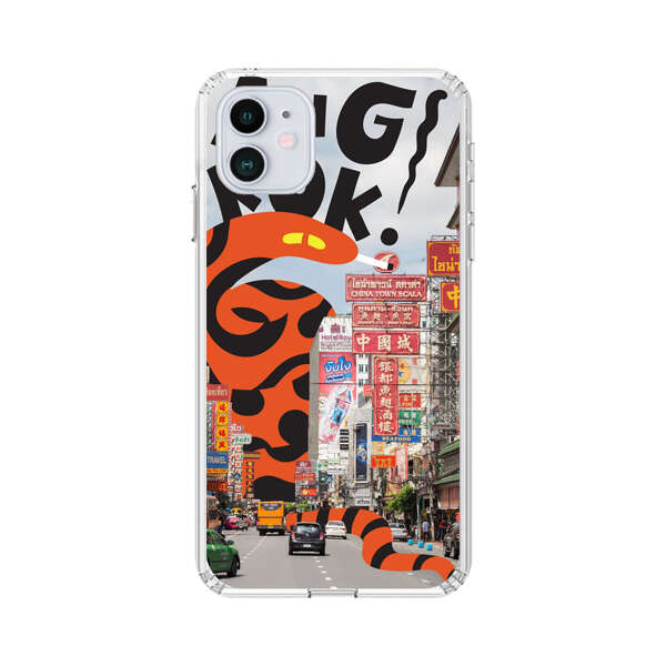 Bangkok Chinatown Snake Street Scene iPhone 12 Mini Case
