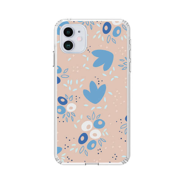Blue Floral Pattern iPhone 12 Mini Case