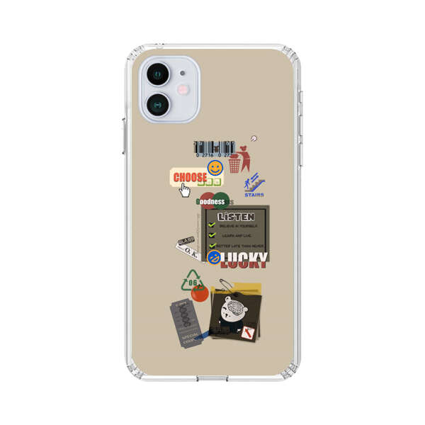 Creative Collage of Motivational Elements iPhone 12 Mini Case