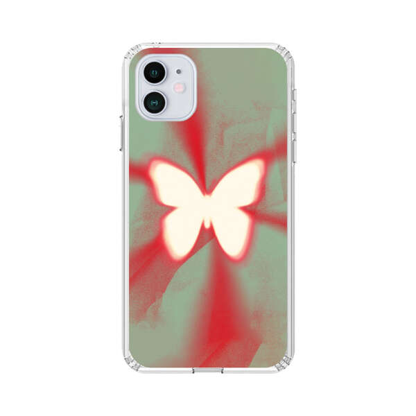 Glowing White Butterfly Abstract Radiant Design iPhone 12 Mini Case