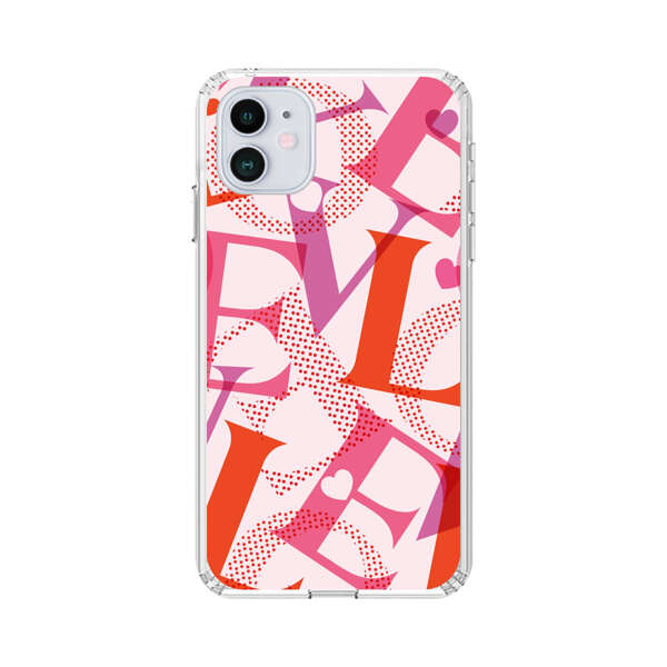 Love Colorful Letters Pattern iPhone 12 Mini Case