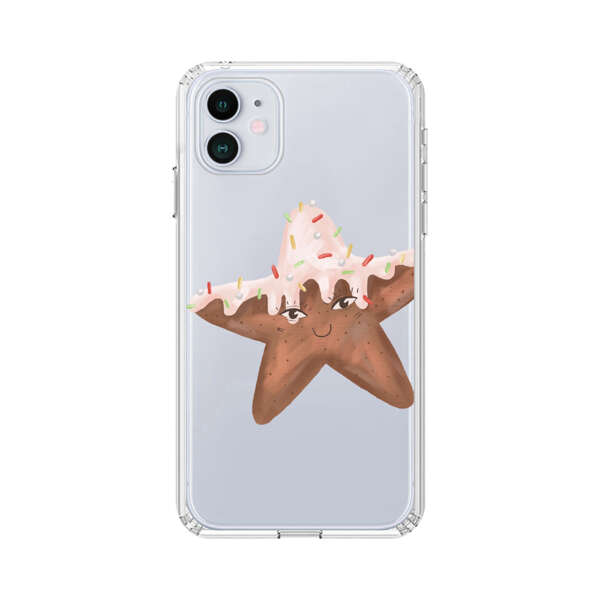 Smiling Gingerbread Star Cookie iPhone 12 Mini Case