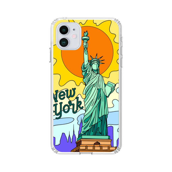 Statue of Liberty New York Artistic Sun iPhone 12 Mini Case
