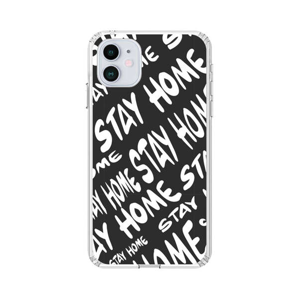 Stay Home Pattern iPhone 12 Mini Case
