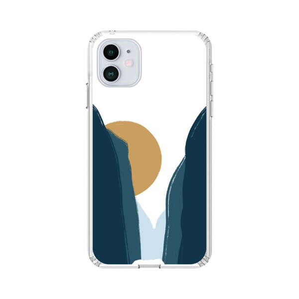 Sunset Between Dark Cliffs iPhone 12 Mini Case