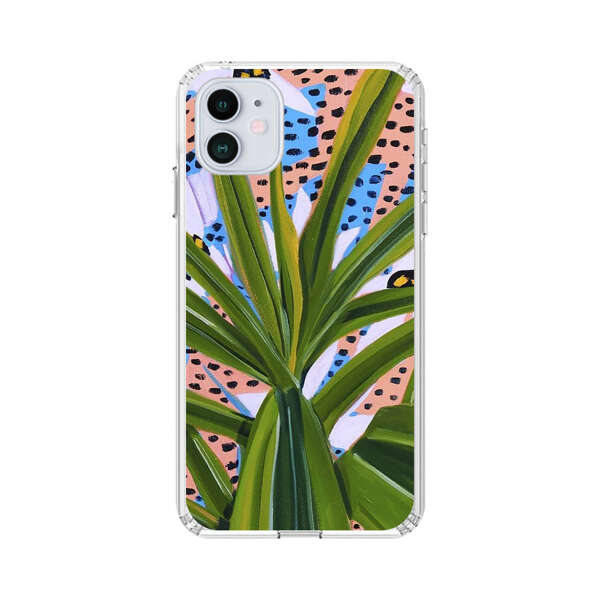 Tropical Leaves Abstract Pattern iPhone 12 Mini Case