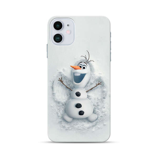 frozen snowman iPhone 12 Mini Hard Case