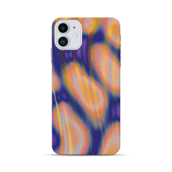 Abstract Vibrant Swirl Art iPhone 12 Mini Hard Case