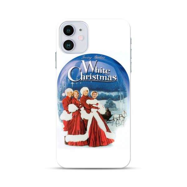 Classic White Christmas Scene iPhone 12 Mini Hard Case