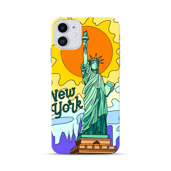 Statue of Liberty New York Artistic Sun iPhone 12 Mini Hard Case