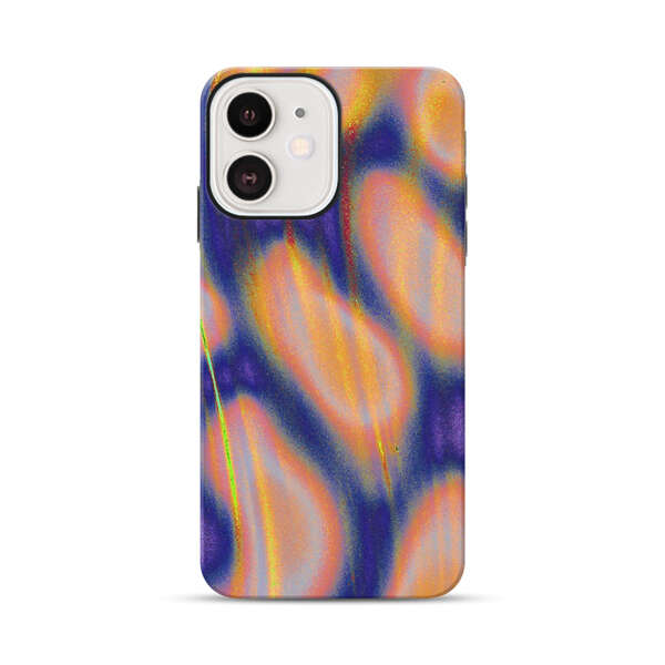 Abstract Vibrant Swirl Art iPhone 12 Mini Impact Case