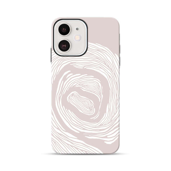 Elegant Abstract Swirl iPhone 12 Mini Impact Case