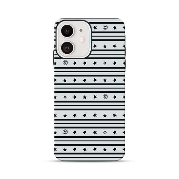 Elegant Stars Geometric Pattern iPhone 12 Mini Impact Case