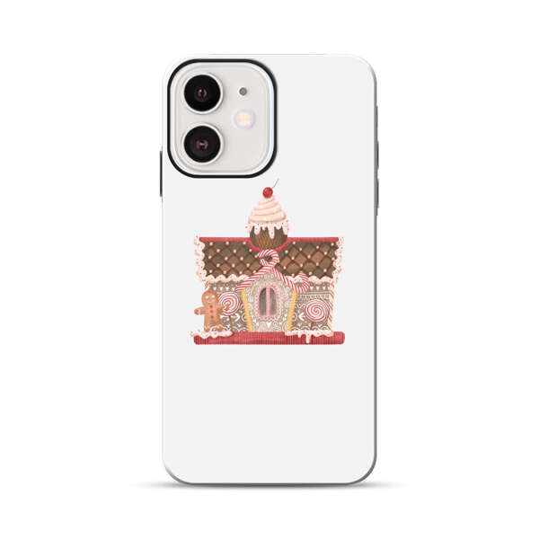 Gingerbread House Holiday iPhone 12 Mini Impact Case