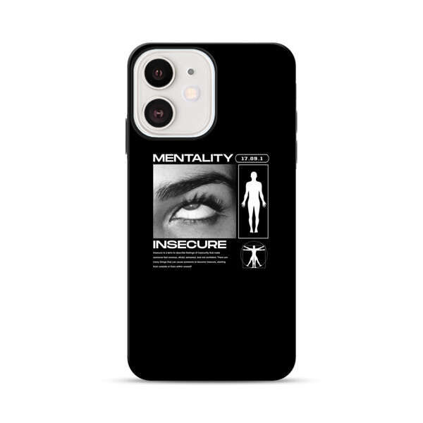 Mentality Insecure Eye Art iPhone 12 Mini Impact Case