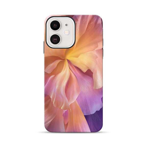 Pastel Petal Flower Closeup iPhone 12 Mini Impact Case