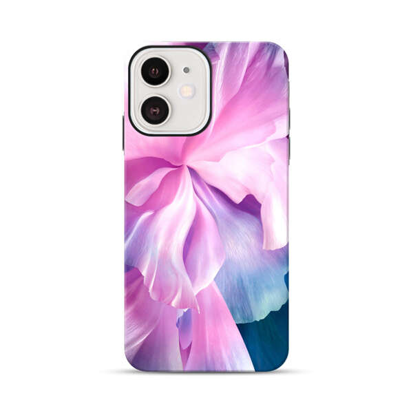 Pink Purple Flower Petals iPhone 12 Mini Impact Case