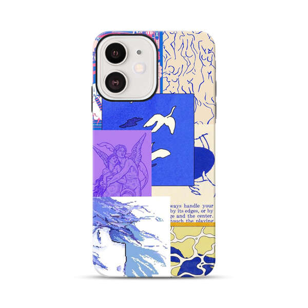 Vibrant Retro Pop Art Collage iPhone 12 Mini Impact Case