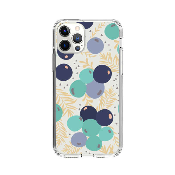 Abstract Berries Pattern iPhone 12 Pro Case