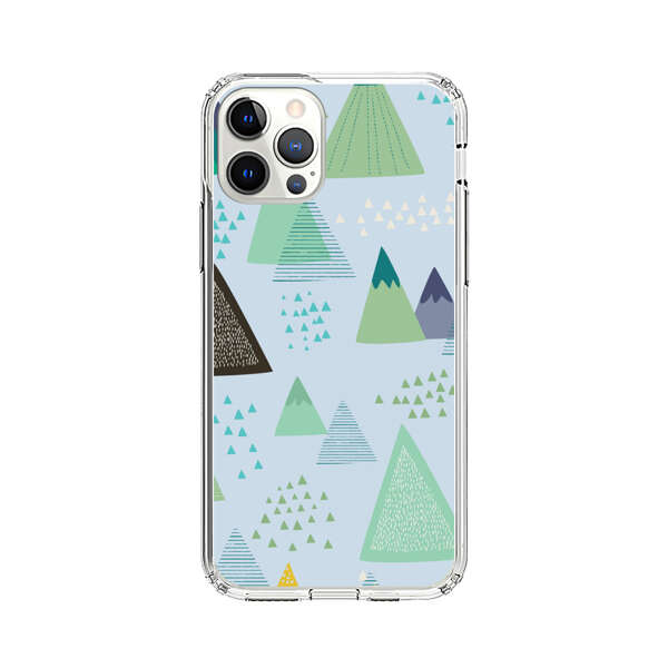 Colorful Abstract Mountain Pattern iPhone 12 Pro Case