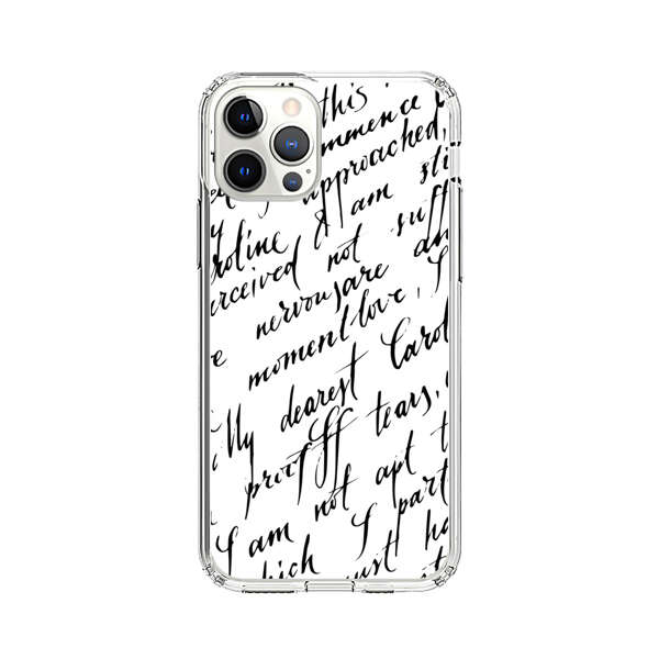 Handwritten Calligraphy iPhone 12 Pro Case